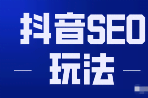 黄岛主引流课程：抖音SEO被动精准引流玩法大解析（视频教程）