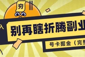 别再瞎折腾副业了，号卡共创分销，让你轻松日入多张(完整版)