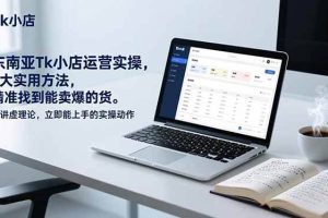 （17041期）东南亚Tk小店运营实操，7大实用方法，精准找到能卖爆的货。不讲虚理论，立即能上手的实操动作