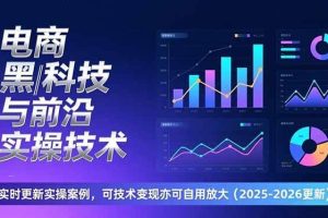 （17017期）电商黑科技与前沿实操技术：实时更新实操案例，可技术变现亦可自用放大（2026更新）